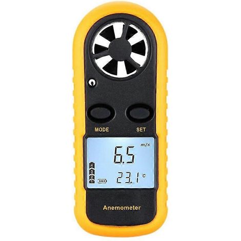 Cet anémomètre numérique de QPUION mesure la vitesse du vent et la température sans avoir besoin de piles. (1/5)