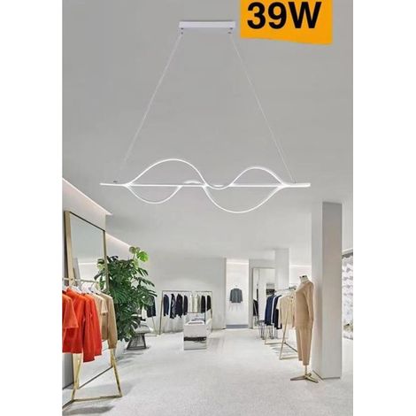 Trade Shop - AUSSETZUNGS-LED-LEUCHTE 39 WATT MODERN LIGHT 6500K 4000K 3000K B64-B -