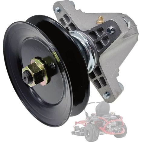 Axe de plateau de coupe 618P09256 pour tondeuse à gazon Cub Cadet MTD Craftsman Troy Bilt ZT1-50 ZT2-50 Z5600 Z5650 Mustang Z50 50 pouces 618-09256 618P09256 (1/5)