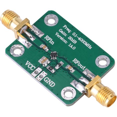 Breitband-Mikrowellen-HF-Verstärkermodul (0,1–4000 MHz), Verstärkung 20 dB (1/5)