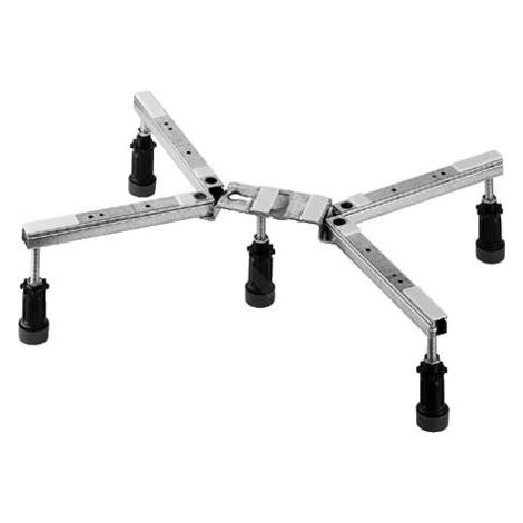 Duravit – Pied de receveur de douche réglable 85-105 mm – Base en métal pour chantiers humides – Installation facile et rapide