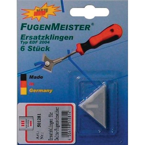 Nordwest Ersatzmesser Fugenmeister Delta 6 St.auf SB-Karte KRONEN-HANSA (1/2)