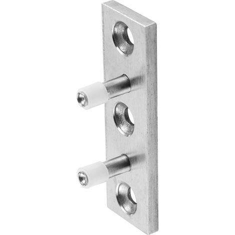 Dispositif anti-balancement pour porte de grange, dispositif anti-balancement à double roue en acier inoxydable 304 (1/5)