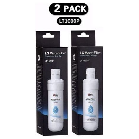 Lot de 2 filtres (LT1000P) Réfrigérateur, filtre à eau du réfrigérateur.. (1/3)