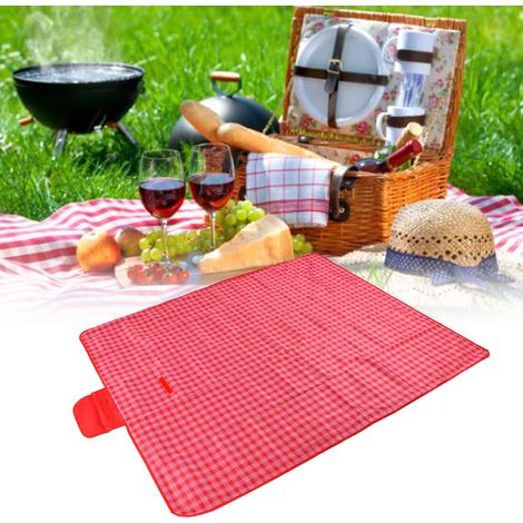 Esterilla de camping impermeable y resistente a la arena, esterilla de camping Oxford impermeable para 6-8 personas, 145 x 180 cm (1/5)