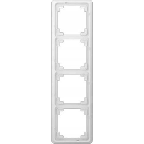 Cubierta de marco Jung cdp 584 ww sin tornillos duroplast (1/3)