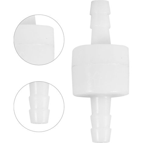 Clapet anti-retour en ligne de 6 mm pour carburant, huile, eau, gaz, air. Unidirectionnel et durable. (1/5)