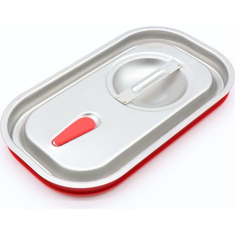 Couvercle gastronorme - 1/4 GN - Acier inoxydable - Joint hermétique - Maxima