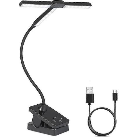 Lampe pliable pour pupitre 51 LED rechargeable - pince pour piano