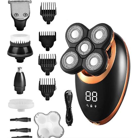Electric Shaver for Men,Rechargeable Beard & Hair Trimmer, Bald Shaving Machine, LCD Display