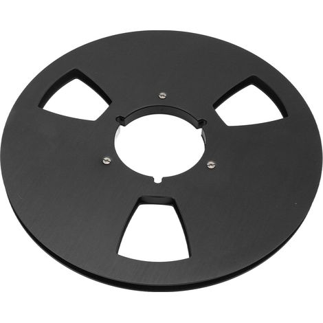 Bobine de bande magnétique vide 1/4" (10,5 pouces) à 3 trous, universelle, pour enregistrement, compatible avec les machines à bobines ouvertes, noire. (1/5)