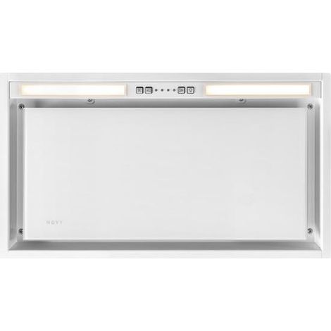 Novy Crystal 26050 campana extractora blanca 53 cm