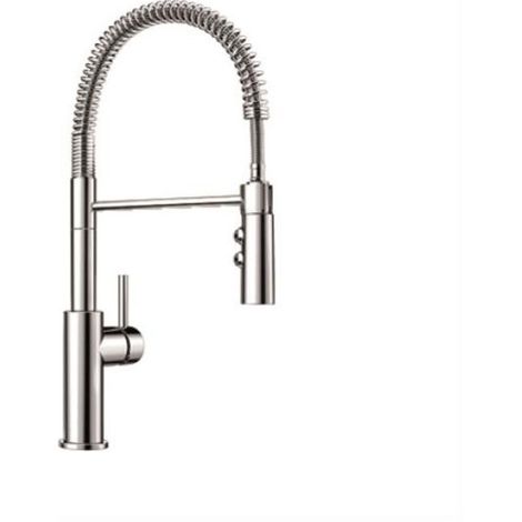 Mezclador de lavabo monomando cromado - 521476 - blanco - (1/4)