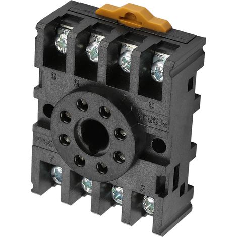 Base de relais 220V AC pour MK2P,prise de Base de relais de puissance Durable,support de relais PF083A pour relais JQX-13F LY2N-J HH62P.