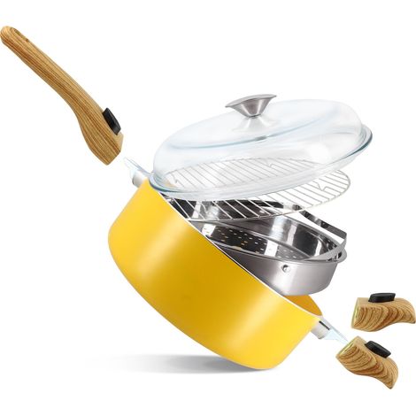 Set culinaire multiusage en aluminium 27cm, COLORAMA (1/5)