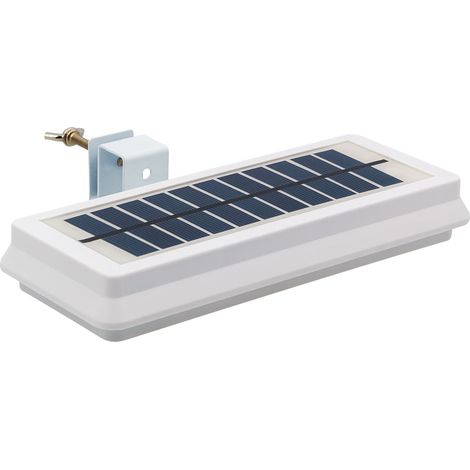 Pack de 2 lampes solaires pour gouttières – 100 lumens – Autonomie jusqu'à 8h – Indice IP44 – Installation simple sur auvent de caravane – Ezsolar (1/6)
