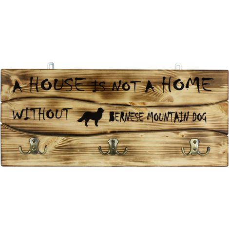 Bovaro bernese - gruccia con cane, espositore per medaglie, decorazione per la casa di Art-Dog (1/5)