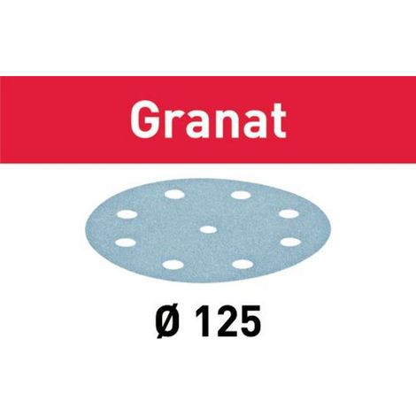 Schleifscheibe STF D125/8 P360 GR/100 Granat FESTOOL - 497176