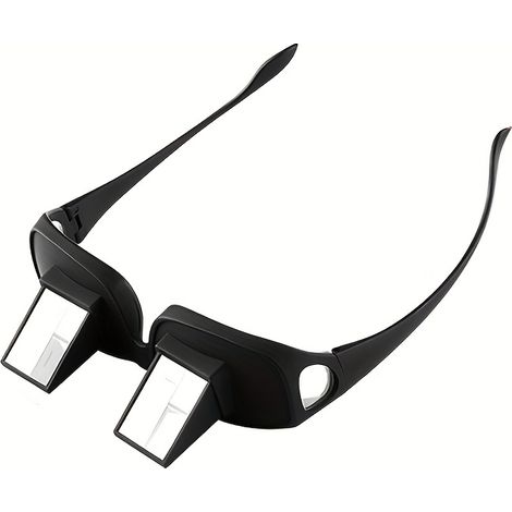 1 paire de lunettes unisexe, lentilles prismatiques à réfraction plane pour la conception paresseuse (1/5)