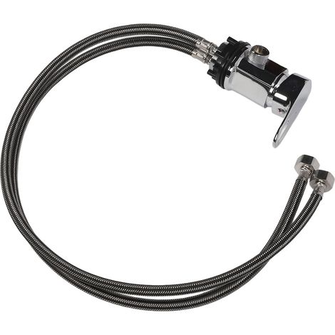 Robinet de shampoing portable avec robinet à cartouche céramique et flexible de 80 cm pour salon de coiffure (1/5)