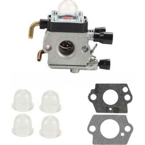 Rasenmäher-Vergaser-Reparatursatz für STIHL FS45C, FS45L, FS55 C, FS55 T, FC55, KM55R und HL45. Enthält ein komplettes Set an Vergaserzubehör. (1/4)