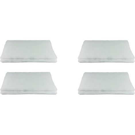 4 FILTRI PER CAPPA CUCINA ANTIGRASSO UNIVERSALE cm 40 x 80 - BIANCO - PEZZI 4
