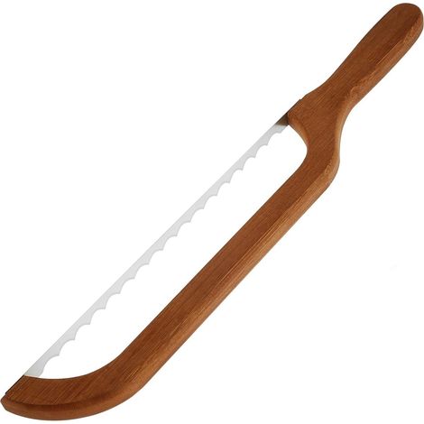 Couteau à pain - Trancheuse à pain - Couteau à pain ultra-tranchant en acier inoxydable - Couteau de cuisine professionnel - Outil de pâtisserie - Idéal pour le pain et les bagels - Du (1/5)
