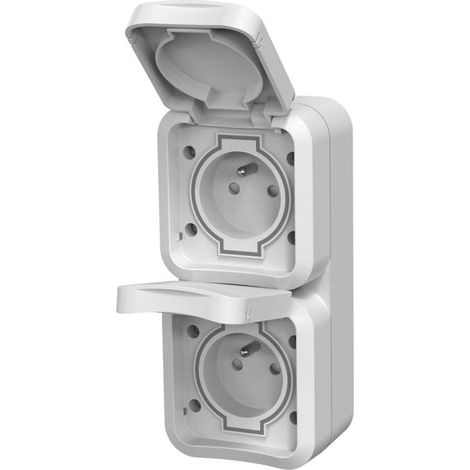 Double Prise Verti. Ip55 étanchéité Ip55, Installation Verticale - Générique