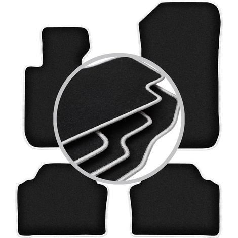 Tapis de voiture CARLUX-SILVER pour : BMW 3 E90 xDrive berline (2004-2011)