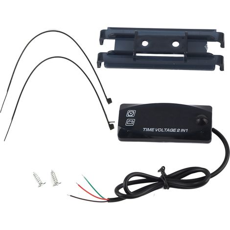 Motorrad-Tachometer, elektronische Uhr, LED-Anzeige, Motor, Voltmeter, digitales Voltmeter, Spannungsanzeige, Motorrad-Tachometer, elektronische Uhr, LED-Anzeige, Spannungsanzeige. (1/5)