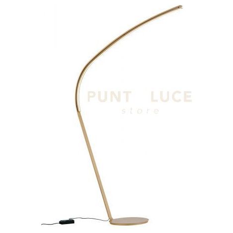 PIANTANA STYLE A LED LED, 3000K, 2000lm, 36W ORO DIMMERABILE H.217CM
