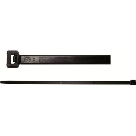 CellPack 146434 KS 4.5/360/BK Fascetta per cavi 360 mm 4.5 mm Nero resistente agli oli, Stabilizzato ai raggi UV 100 pz