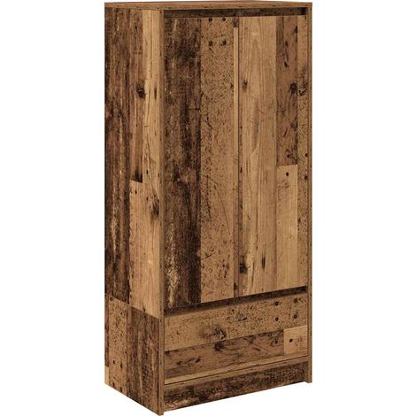 Maison Exclusive - Armadio con Cassetto Legno Antico 55,5x34x119,5 cm Truciolato