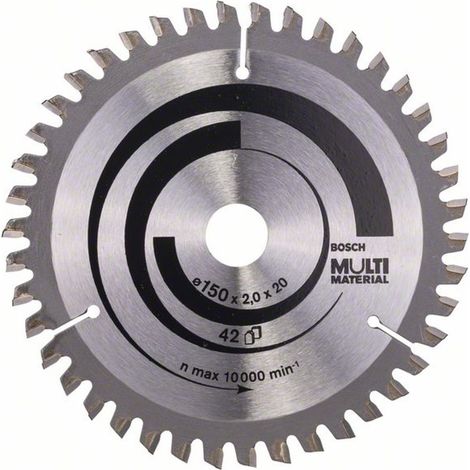 Bosch PRO Multi Material Kreissägeblatt, 150 x 2 x 20 mm, T42