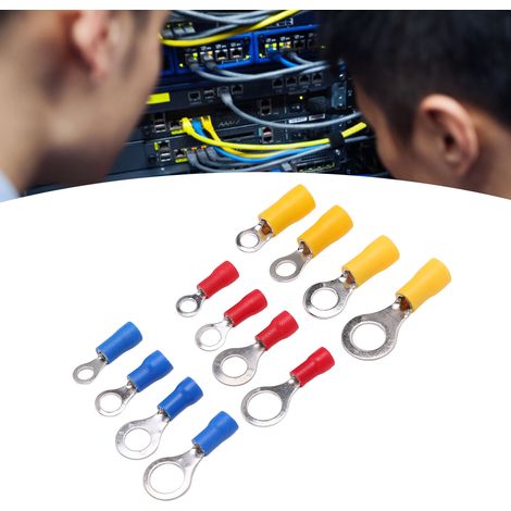 Boîte de 240 manchons de connexion mâles et femelles pour déconnexion rapide des cosses de fils isolés (1/5)