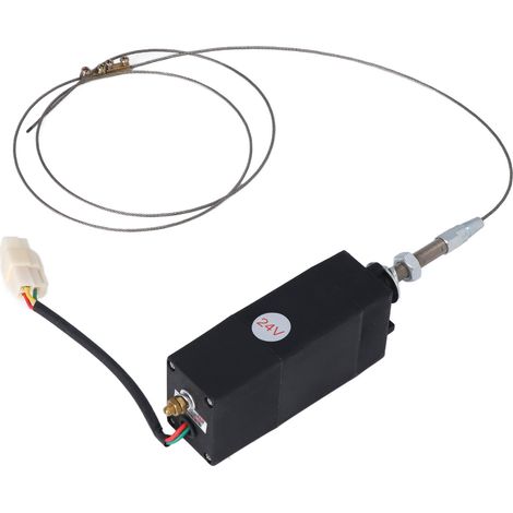 Magnetventil zum Stoppen des Dieselmotors für Stromaggregate, elektrischer Drehzahlregler DC24V, Drehzahlregler. (1/5)