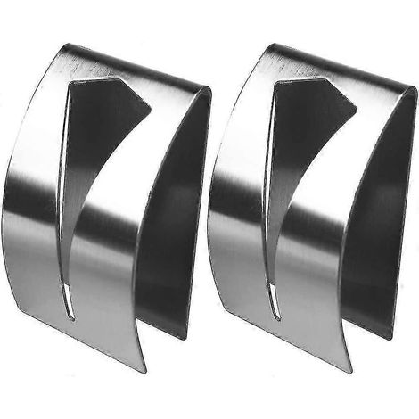 2 Pieces Self Adhesive Towel Hook Holder, Stainless Steel Kitchen Towel Rack Wall Mount Towel Hangers Hand Towel Hook Tea Towel Holders For Bathroom K (1/3)