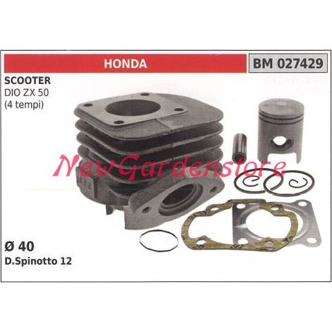 Cilindro pistone segmenti HONDA motore scooter DIO ZX 50 4 tempi 027429