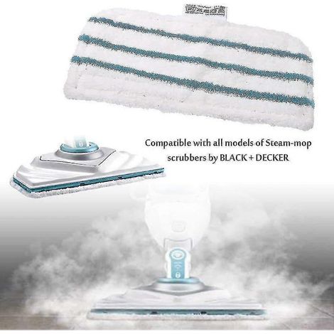 AURA, chiffon de nettoyage adapté aux balais vapeur Black & Decker. (1/5)