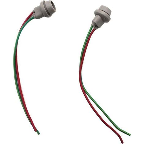 Lot de 2 Adaptateurs T10 W5W Souples en Caoutchouc pour Douilles Lampe Connecteur Male Femelle avec Cable (1/4)