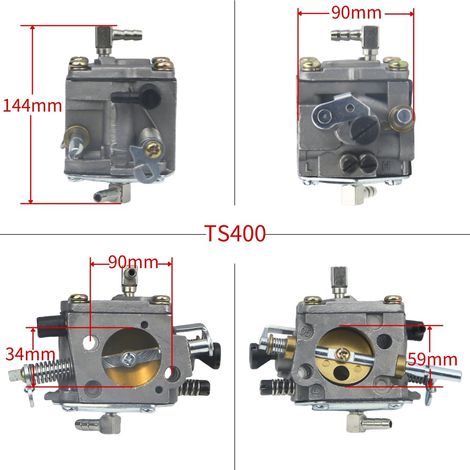 Anwendbar auf TS400, TS460, HS275, HS276D, 445E/450/450E/H450 Gartenvergaser-Kits (1/4)