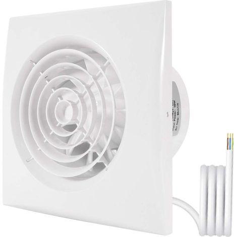 AGE 100mm Ventilateur Extracteur d'air pour Salle de Bain - Aérateur de Gaine Mural Plafond (1/5)