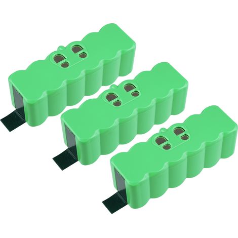 3×6800mAh Batteries pour Roomba 14.4V Li-ion Batterie de Remplacement Compatible avec iRobot Roomba 500 510 520 531 535 540 550 552 560 570 580 595 620 650 660 700 760 770 780 790 800 870 880