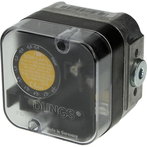 Pressostat différentiel p. air et gaz GGW 3 A4-U, Dungs
