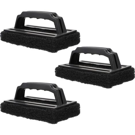 Grillreinigungsbürste – 3er-Set – PP und Schwamm – Für Gusseisengrills – Für den Innen- und Außenbereich – 15 x 9 x 6 cm (1/5)