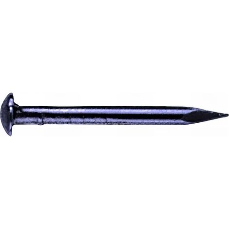 Pointes béton tête ronde bleuie - diamètre 2.5 mm 500g - Longueur 60 mm mm