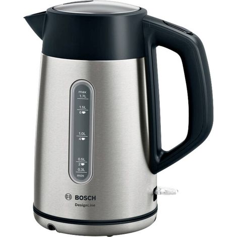 Bollitore elettrico Bosch TWK4P440 in acciaio inox 1,7L 2400W (1/5)