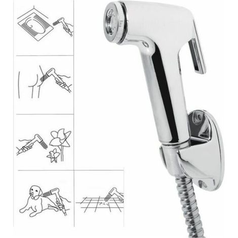 Kit De Douche 20.5X18.5X4CM Argent 1Pc Pratique et pratique (1/4)