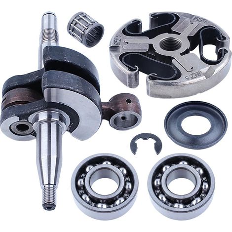Arandelle, vilebrequin, roulements, kit E-Clip pour Husqvarna 362 365 371 372 372XP, pièces de rechange tronçonneuse