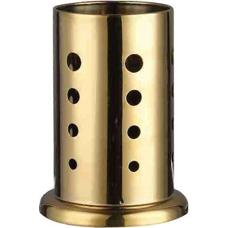 Essstäbchenhalter aus Edelstahl (1 Stück) – Besteckorganizer für Zuhause – 17,2 x 12,5 cm – Gold (1/3)
